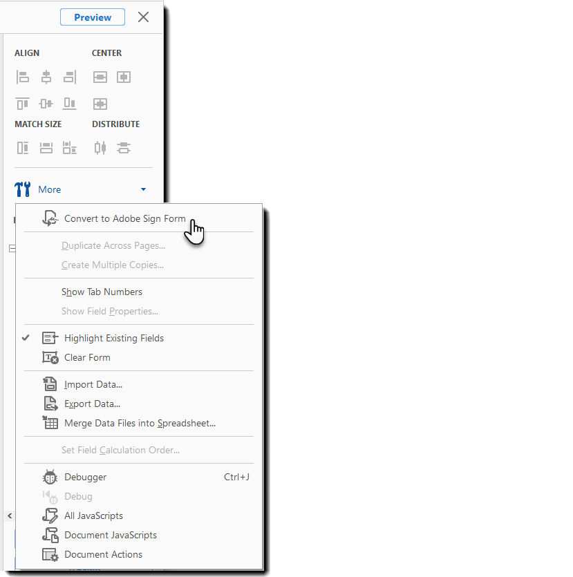 Formulare mit Acrobat erstellen